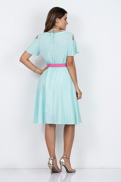 Ligia Dress with Roller Detail