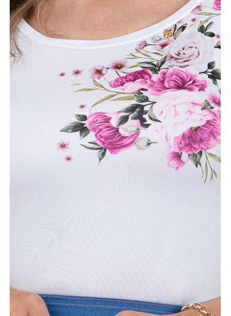 Blouse Ema Localized Floral Print