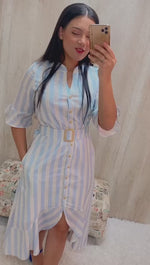 Cambric Striped Chemise