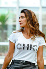 CHIC Embroidered T-shirt